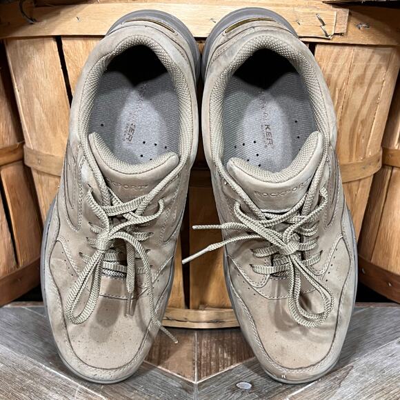 Rockport ProWalker Catalyst 2 Tan Nubuck Leather Comfort Walking Shoes Mens 9 - Picture 9 of 11